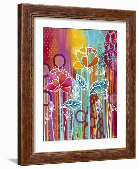 Field of Flowers-Carla Bank-Framed Giclee Print