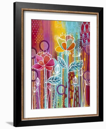 Field of Flowers-Carla Bank-Framed Giclee Print