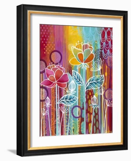 Field of Flowers-Carla Bank-Framed Giclee Print