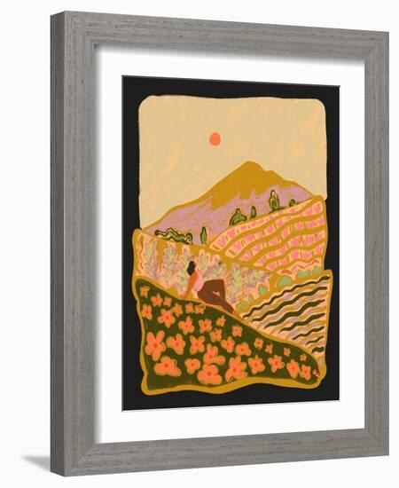 Field of Flowers-Arty Guava-Framed Giclee Print