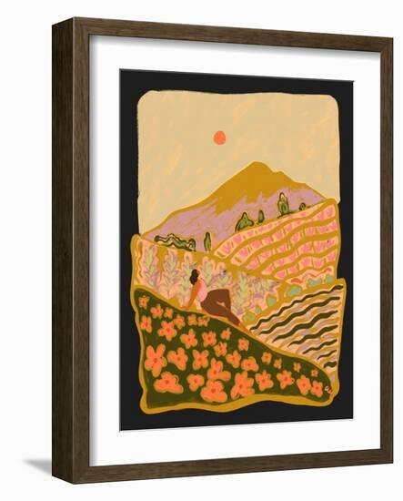 Field of Flowers-Arty Guava-Framed Giclee Print