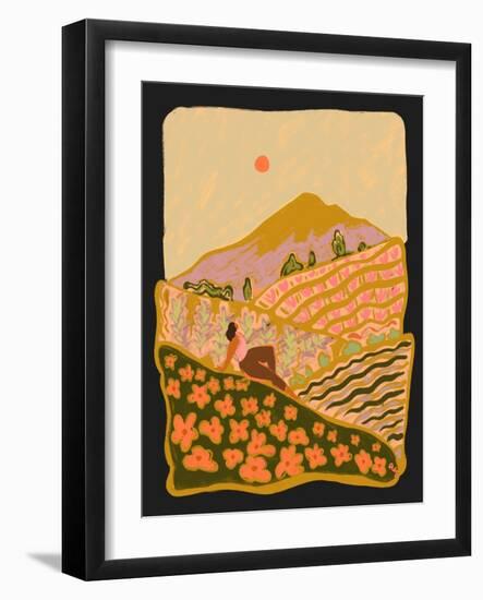 Field of Flowers-Arty Guava-Framed Giclee Print