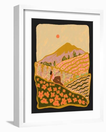 Field of Flowers-Arty Guava-Framed Giclee Print