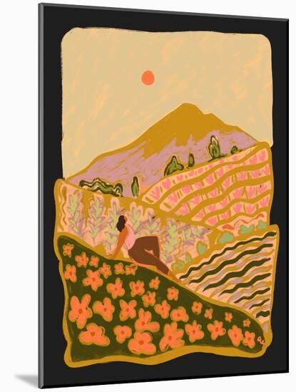 Field of Flowers-Arty Guava-Mounted Giclee Print