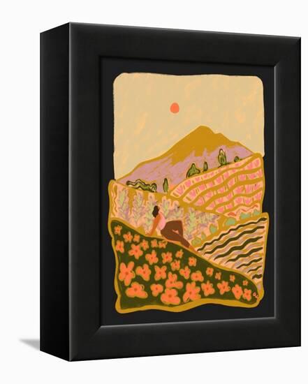 Field of Flowers-Arty Guava-Framed Premier Image Canvas