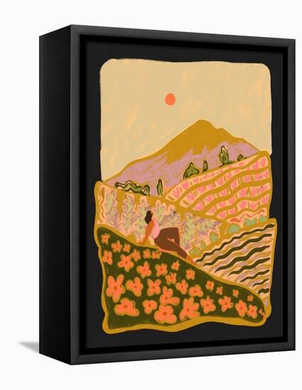 Field of Flowers-Arty Guava-Framed Premier Image Canvas