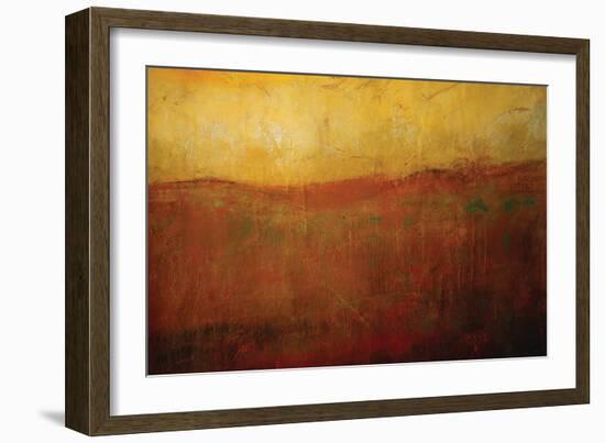 Field Of Gold-Sokol Hohne-Framed Art Print