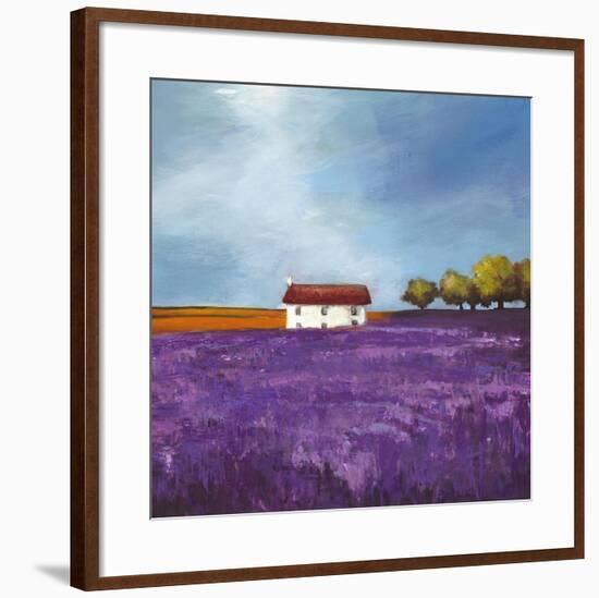 Field of Lavender-Philip Bloom-Framed Art Print