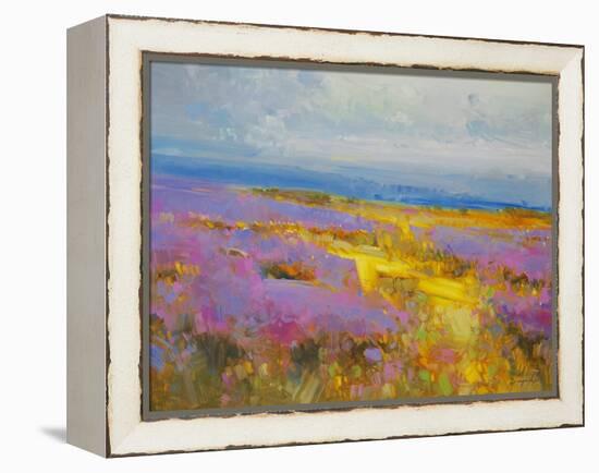 Field of Lavenders 2-Vahe Yeremyan-Framed Stretched Canvas