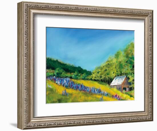 Field of Lupine-Sue Schlabach-Framed Premium Giclee Print