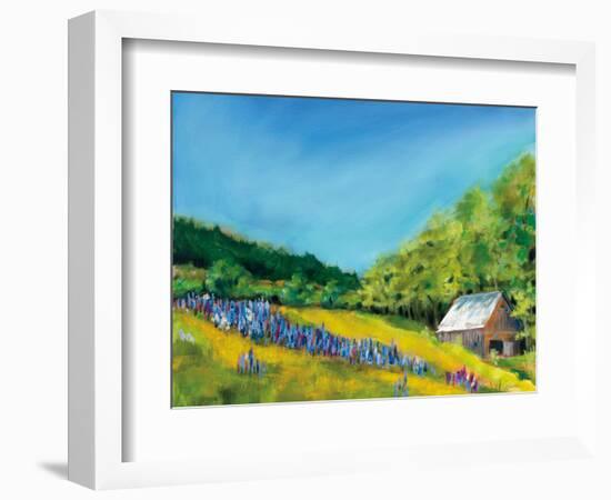 Field of Lupine-Sue Schlabach-Framed Premium Giclee Print