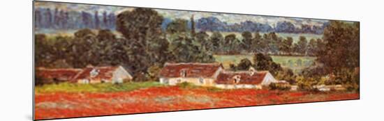 Field of Poppies at Giverny (detail)-Claude Monet-Mounted Art Print