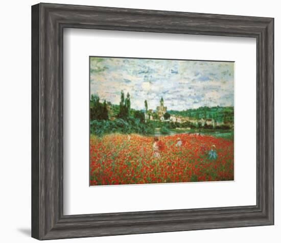 Field of Poppies at Giverny-Claude Monet-Framed Art Print