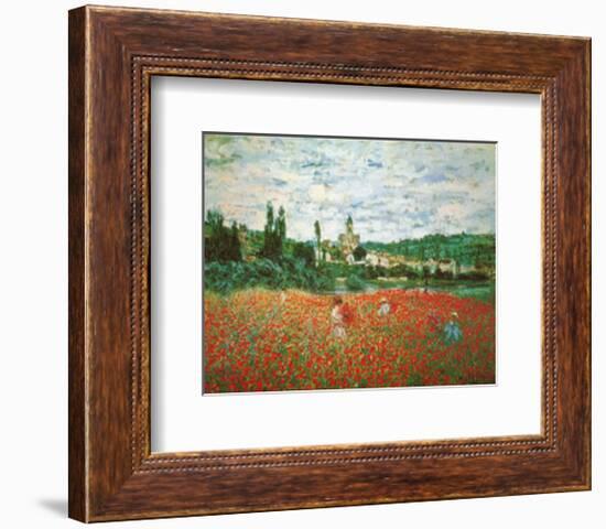 Field of Poppies at Giverny-Claude Monet-Framed Art Print