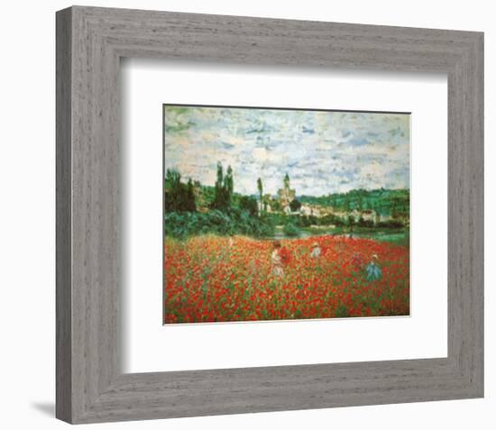 Field of Poppies at Giverny-Claude Monet-Framed Art Print