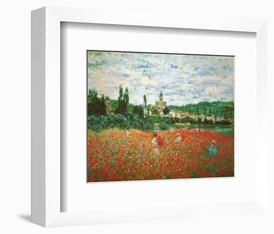 Field of Poppies at Giverny-Claude Monet-Framed Art Print