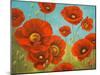 Field of Poppies I-Vivien Rhyan-Mounted Art Print