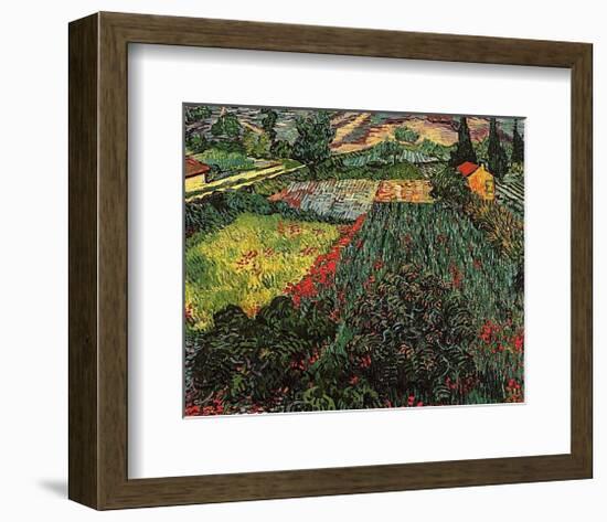 Field of Poppies, Saint-Remy, c. 1889-Vincent van Gogh-Framed Art Print