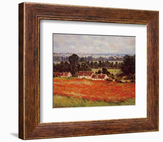 Field of Poppies-Claude Monet-Framed Art Print