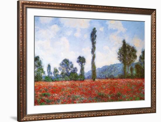 Field of Poppies-Claude Monet-Framed Art Print