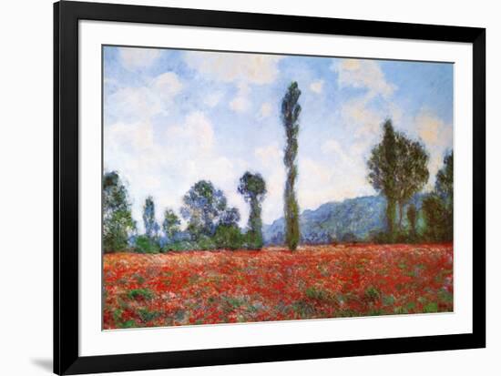 Field of Poppies-Claude Monet-Framed Art Print