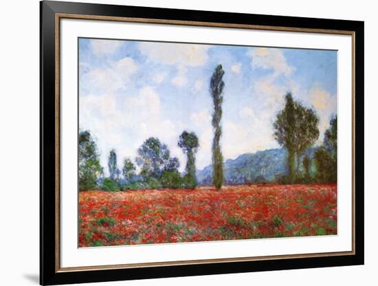 Field of Poppies-Claude Monet-Framed Art Print