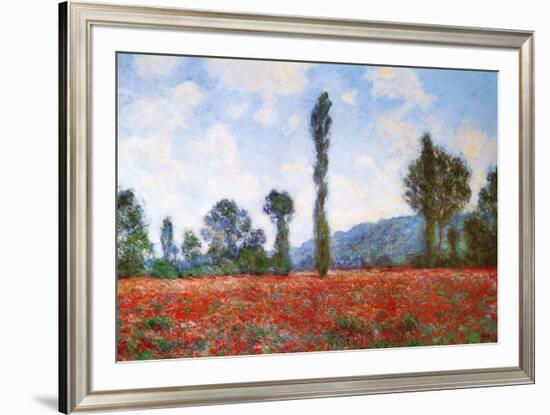 Field of Poppies-Claude Monet-Framed Art Print