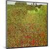 Field of Poppies-Gustav Klimt-Mounted Art Print