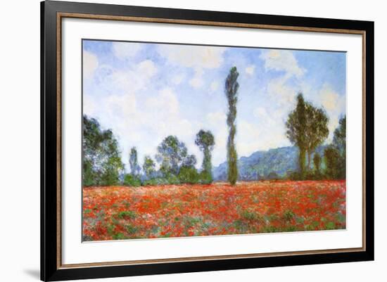 Field of Poppies-Claude Monet-Framed Art Print