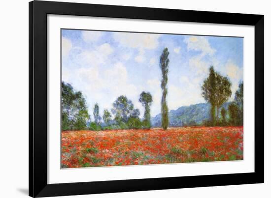 Field of Poppies-Claude Monet-Framed Art Print