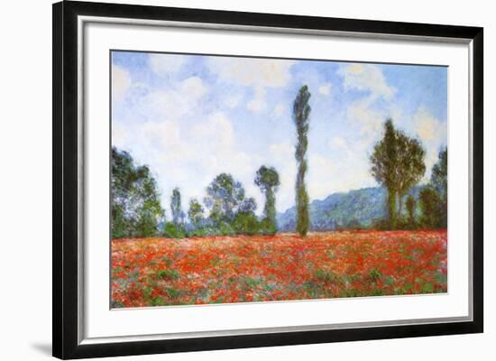 Field of Poppies-Claude Monet-Framed Art Print