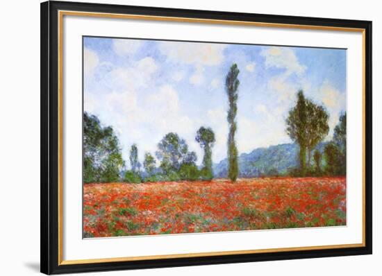 Field of Poppies-Claude Monet-Framed Art Print