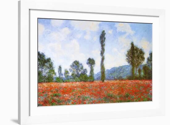 Field of Poppies-Claude Monet-Framed Art Print