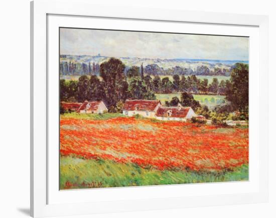 Field of Poppies-Claude Monet-Framed Art Print