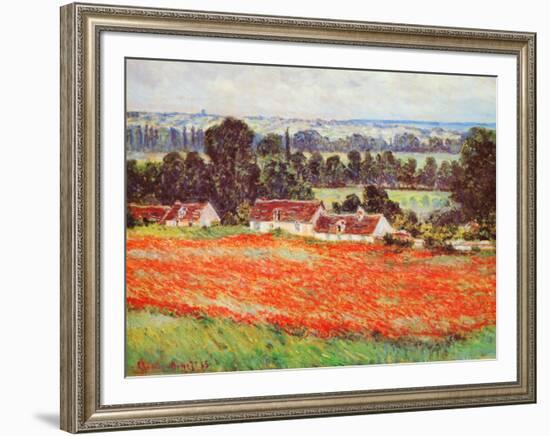 Field of Poppies-Claude Monet-Framed Art Print