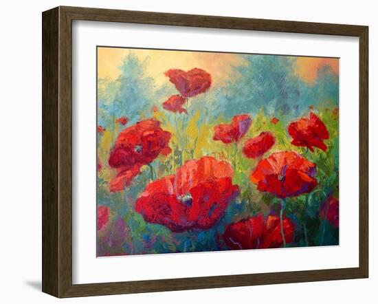 Field Of Poppies-Marion Rose-Framed Giclee Print