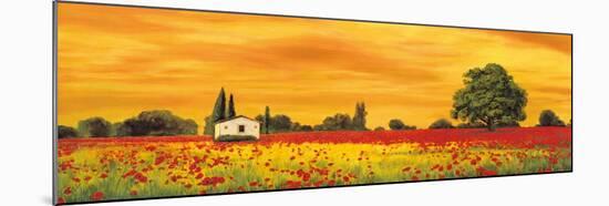 Field of Poppies-Richard Leblanc-Mounted Art Print