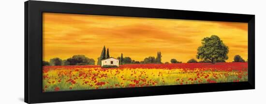 Field of Poppies-Richard Leblanc-Framed Art Print