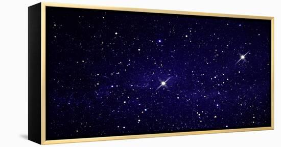 Field of Stars (Photo Illustration)-null-Framed Stretched Canvas