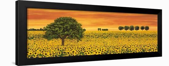 Field of Sunflowers-Richard Leblanc-Framed Art Print