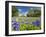 Field of Texas Bluebonnets and Oak Trees, Texas Hill Country, Usa-Julie Eggers-Framed Photographic Print