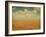 Field of Wheat with Sunflowers-A_nella-Framed Photographic Print