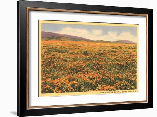 Field of Wildflowers-null-Framed Art Print