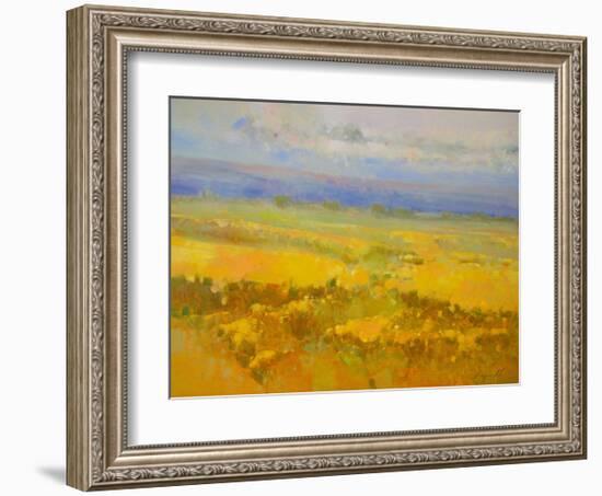 Field of Yellow Flowers-Vahe Yeremyan-Framed Art Print