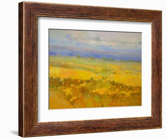 Field of Yellow Flowers-Vahe Yeremyan-Framed Art Print