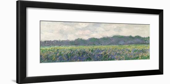 Field of Yellow Irises at Giverny, 1887-Claude Monet-Framed Giclee Print