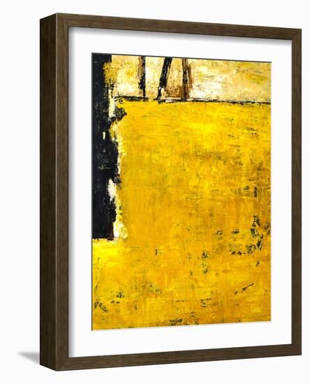 Field of yellow-Hyunah Kim-Framed Art Print