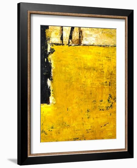 Field of yellow-Hyunah Kim-Framed Art Print