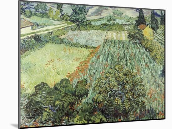Field with Poppies, 1889-Vincent van Gogh-Mounted Giclee Print