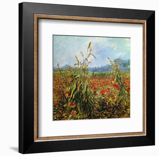 Field with Poppies-Vincent van Gogh-Framed Giclee Print